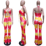 EVE Fahion Sexy Slim Printed Jumpsuit LSL-6346-1