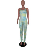 EVE Sexy Tie Dye Straps Stacked Jumpsuits ARM-8207