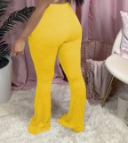 EVE Plus Size 4XL Solid Color New Sexy Casual Slim Fit Big Flared Trousers SMD-5012