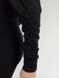 EVE Sexy Slim Off Shoulder Long Sleeve Solid Color Jumpsuit With Belt LSL-6384