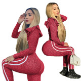 EVE Fashion Ruffled Long Sleeve Two Piece Set LX-6876