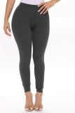 EVE Solid Mid Waist Skinny Pencil Pants LSD-8789