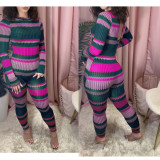 EVE Casual Printed Long Sleeve Jumpsuit TR-1072