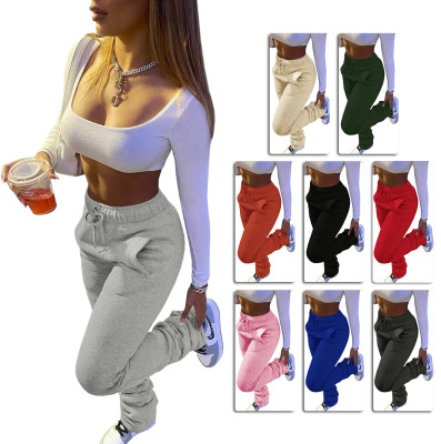 EVE Plus Size Casual Drawstring Sweatpants CH-8139