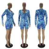 EVE Zodiac Print Long Sleeve Rompers SHD-9450