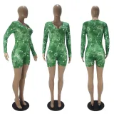 EVE Zodiac Print Long Sleeve Rompers SHD-9450