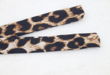 Sexy Leopard High Waist V Neck Split Maxi Dress SFY-188