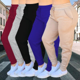 EVE Casual Solid Drawstring Long Sweatpants OD-8408