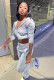 EVE Casual Solid Zipper Hoodies Pants Two Piece Sets XYF-9066