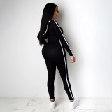 EVE Casual Hooded Long Sleeves One Piece Jumpsuits AWF-5819