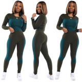 EVE Casual Sports Long Sleeve Two Piece Suits SMR-9745