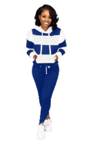 EVE Plus Size Casual Sports Hooded Sweatshirts And Pants Suit OMY-5172