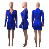 EVE Sexy Long Sleeve Bodycon Mini Dress NIK-198