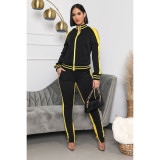 EVE Casual Tracksuit Off Shoulder Two Piece Sets IV-8154