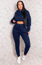 EVE Casual Tracksuit Hoodie Two Piece Pants Set XMY-9289