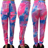 EVE Tie Dye Casual Long Stacked Pants LSD-9082