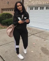 EVE Casual Long Sleeve Sweatshirt Pants Two Piece Suits RM-6316