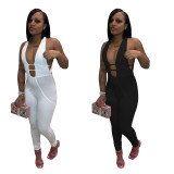 EVE Sexy Sleeveless Hollow Out Jumpsuits MK-3047