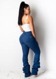 EVE Casual Denim Stacked Jeans Pants LSD-8609
