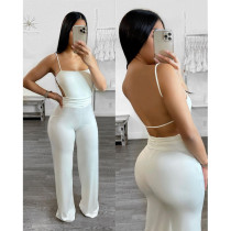 EVE Sexy Backless Spaghetti Strap Jumpsuits HHF-9075
