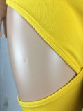 EVE Fashion Sexy Solid Color Vest Hollow Out Pants Two Piece Sets MN-9296