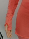 EVE Queen Letter Split Long Sleeve Top+Shorts 2 Piece Sets SXF-3110