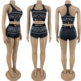 EVE Sexy Printed Tank Top And Shorts 2 Piece Sets FNN-8600