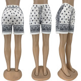 EVE Casual Printed Drawstring Shorts FNN-8581