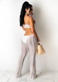 EVE Sexy Lace Hollow Backless Strap Jumpsuit TR-1136