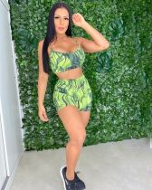 EVE Sexy Printed Cami Top And Shorts 2 Piece Sets HM-6520