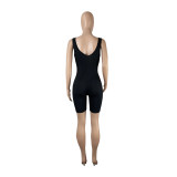 EVE Solid Sleeveless Slim Fit Romper MYF-Y266