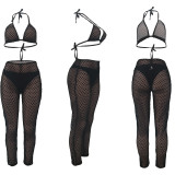 EVE Sexy Grid Hollow Out 3 Piece Sets AL-252