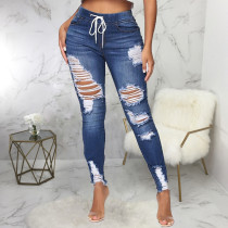 EVE Denim Ripped Hole Skinny Jeans Pants HSF-2446