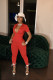 EVE Casual Solid Short Sleeve One Piece Jumpsuit MIL-L247