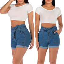 EVE Plus Size Fashion All-match Slim Denim Shorts HSF-2423