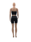 EVE Fashion Print Camisole Shorts Two Piece Sets CXLF-KK817