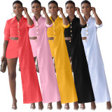 EVE Fashion Casual Irregular Shirt Two Piece Sets MX-1205