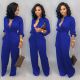 EVE Plus Size Casual Solid Color Jumpsuits MOF-6639