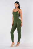 EVE Casual Solid Sleeveless Sling Jumpsuit MZ-2011