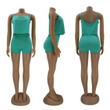 EVE Solid Cami Top And Shorts Two Piece Suits HNIF-HN017