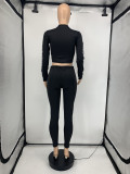 EVE Casual Printed Long Sleeve Two Piece Pants Set GLF-10029