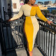EVE Sexy Full Sleeve Slim Long Dress BN-9297