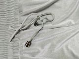 EVE Solid Velvet Long Sleeve Zipper Two Piece Pants Set WY-6844