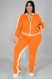 EVE Plus Size Casual Tracksuit Two Piece Pants Set BMF-019
