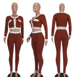EVE Fashion Casual Long Sleeve Two Piece Sets QZYD-YD1075
