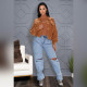 EVE Plus Size Corduroy Full Sleeve Jacket ASL-6522