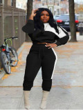 EVE Plus Size Casual Sweatshirt And Pants 2 Piece Sets OMY-80071
