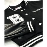 EVE Plus Size Casual Patchwork Baseball Jacket OD-8468