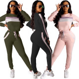 EVE Casual Long Sleeve Two Piece Pants Set OMY-80073