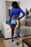 EVE Sexy Long Sleeve Printed Pants Two Piece Sets LSL-6483